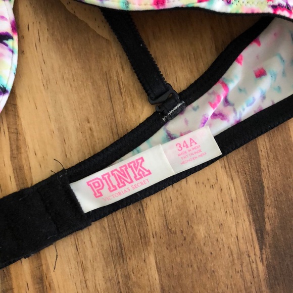 3/$15!!! Multicolor Bra 34A VS PINK - Picture 5 of 5